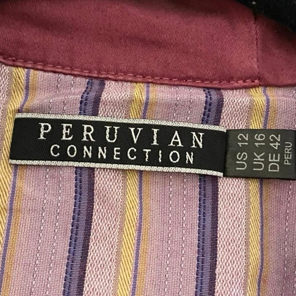 Peruvian Connection 18 Swancourt Raspberry Blazer… - image 4